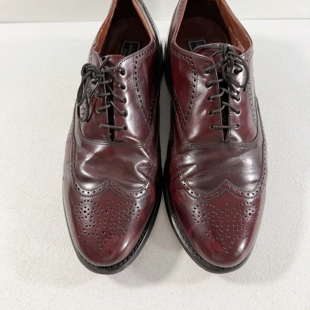 Vintage‎ Bostonian Wingtip Brogue Leather Oxford Dress Shoes Mens Size 8.5 D